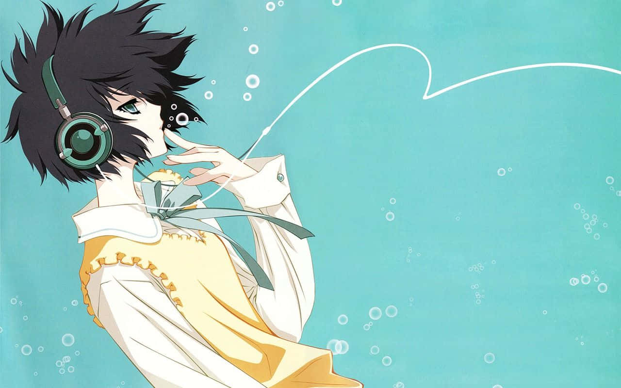 Music Anime Boy Underwater Background