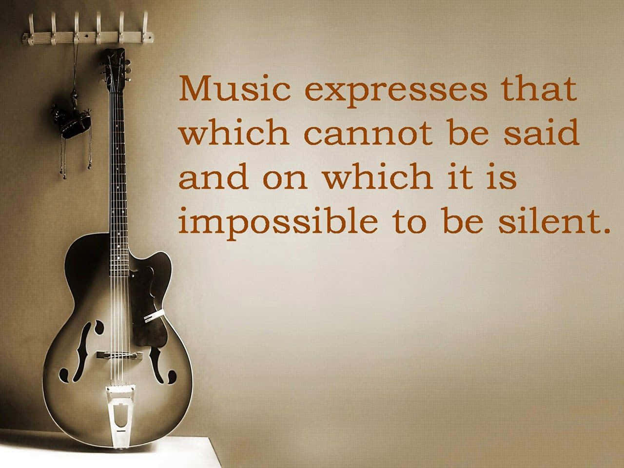 Music Expresses Impossible Silence Quote