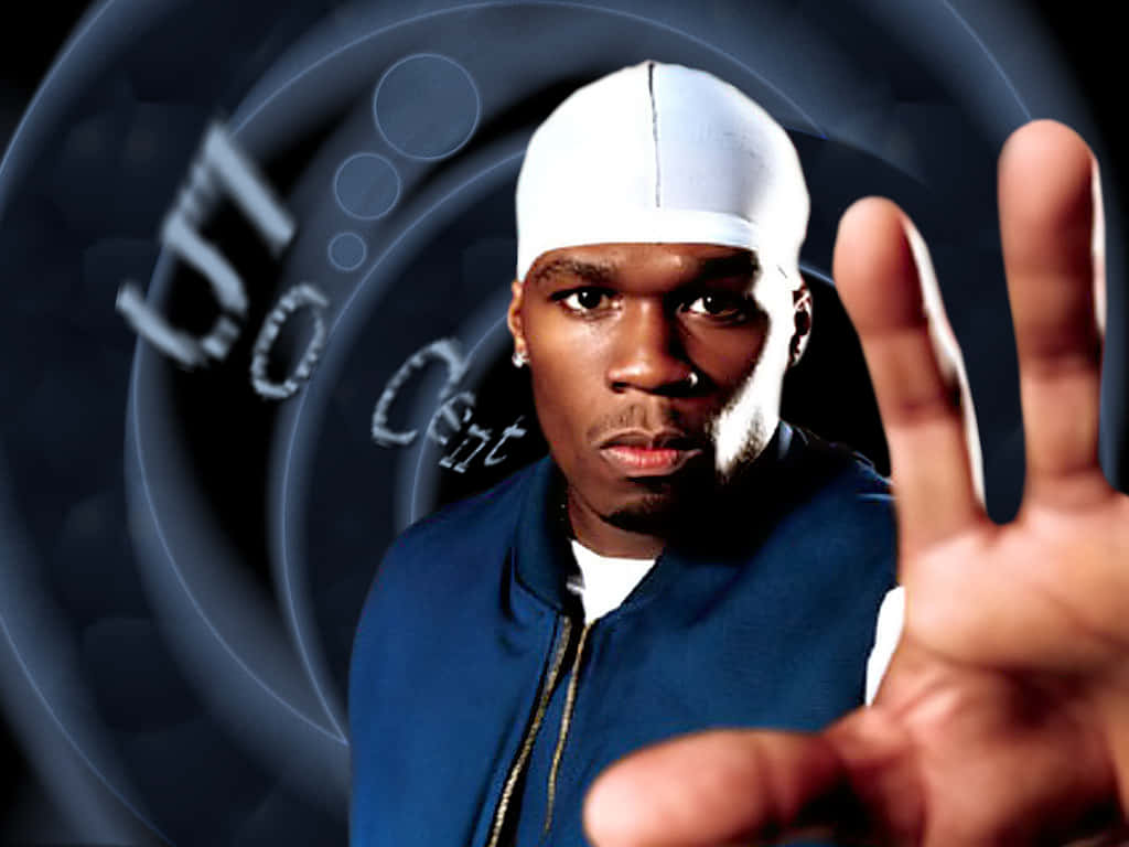 Music Mogul 50 Cent Poses Gracefully Background