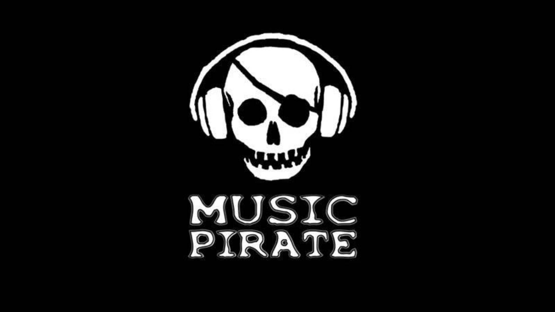 Music Pirate Hacker Logo Background