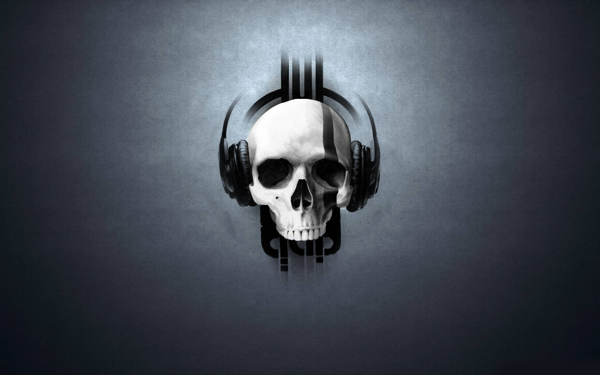 Music Skull Background