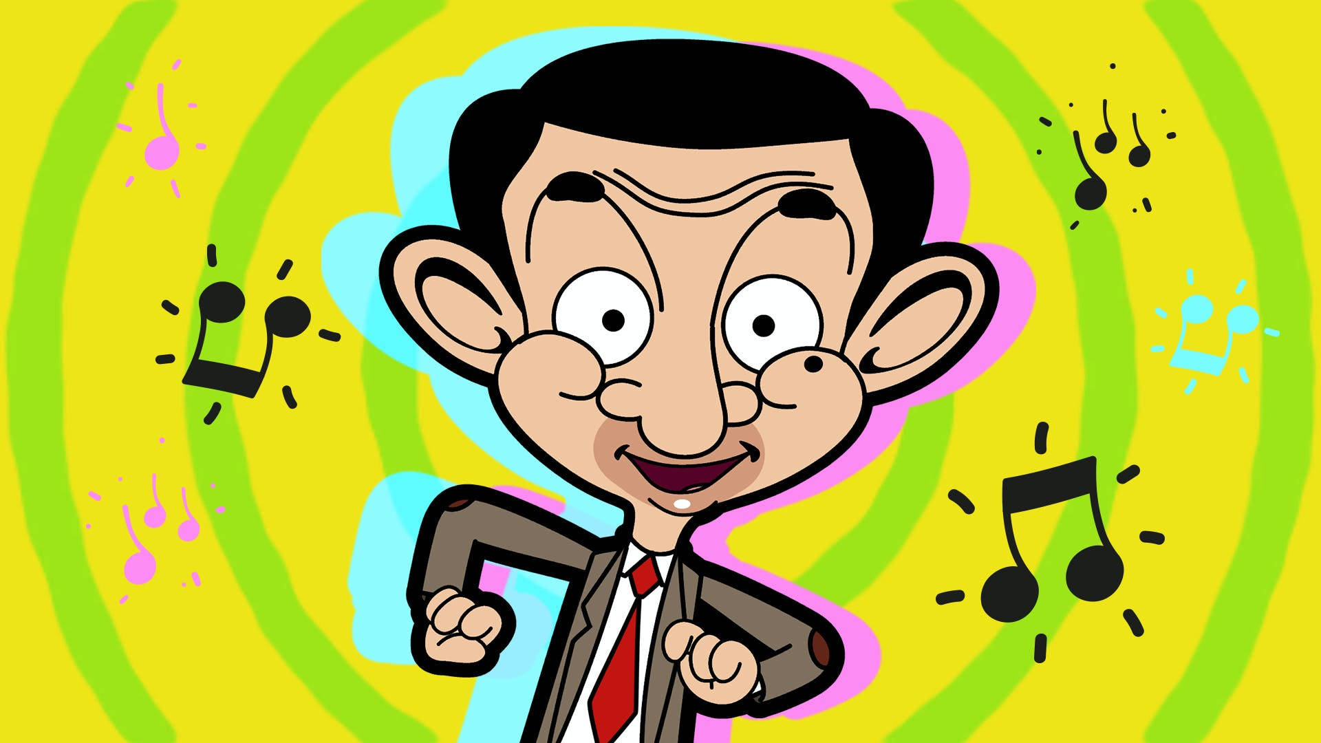 Musical Mister Bean Cartoon Background