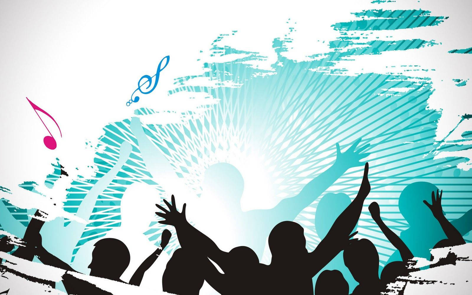 Musical Party Abstract Graphic Background