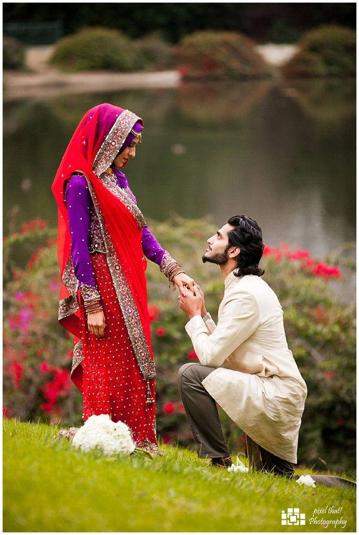 Muslim Couple In Punjabi Background