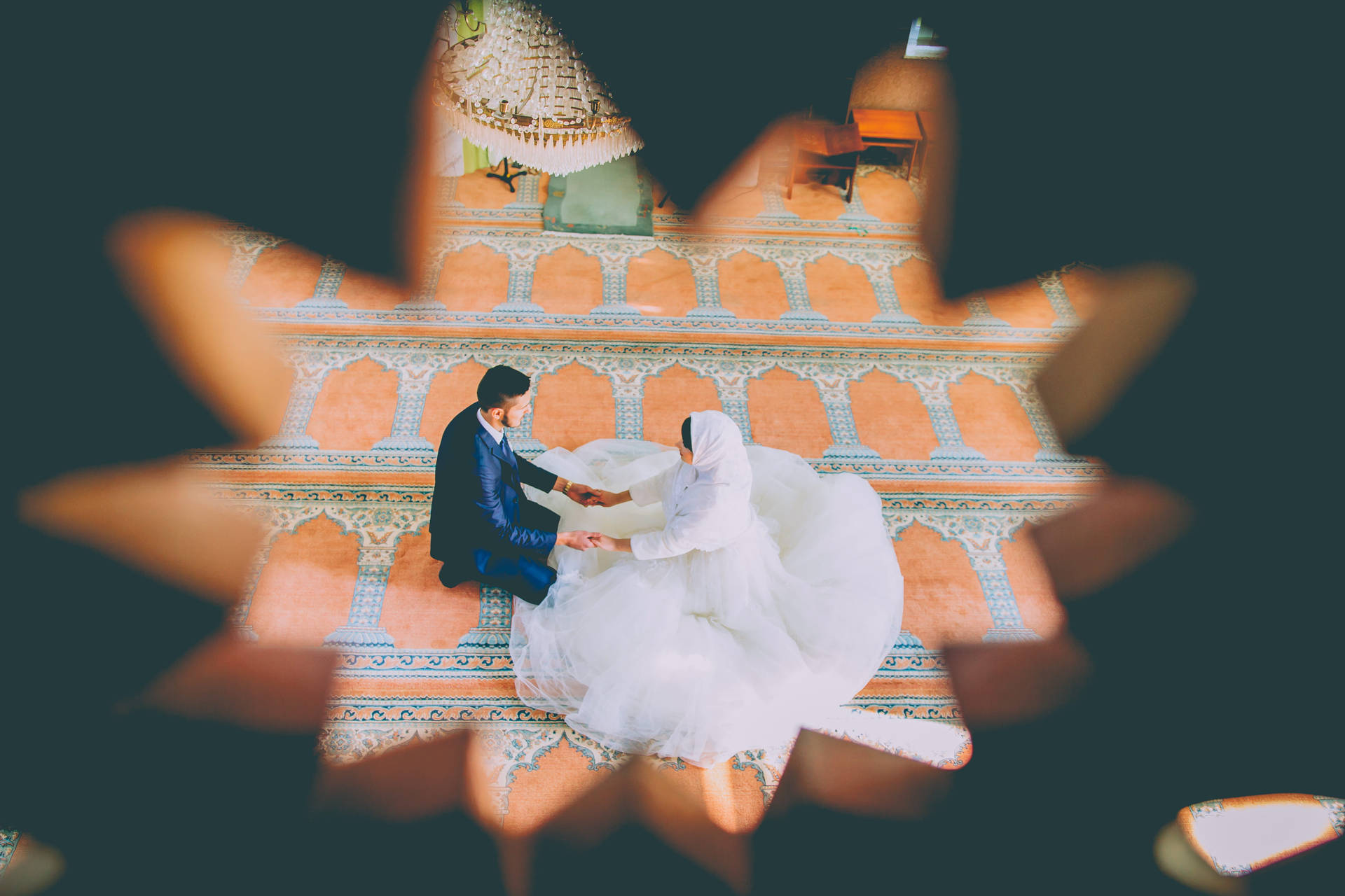 Muslim Wedding Dress Background