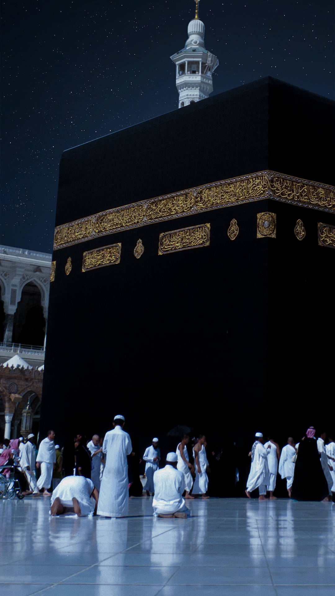 Muslims Praying Kaaba