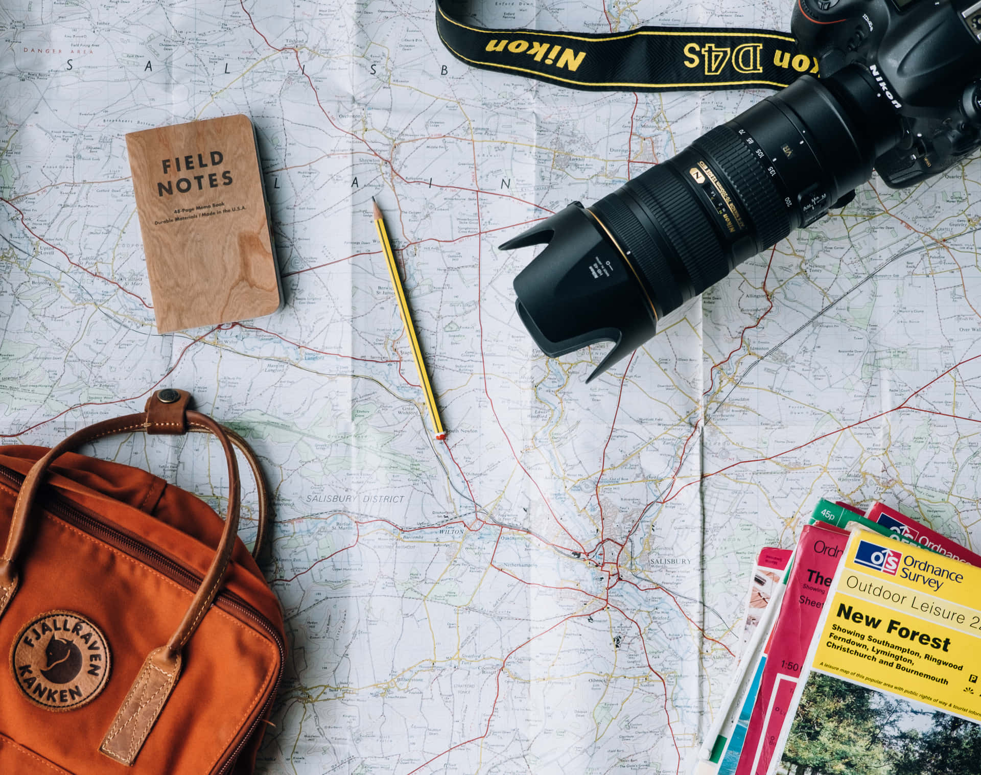 Must-haves In World Travel Background