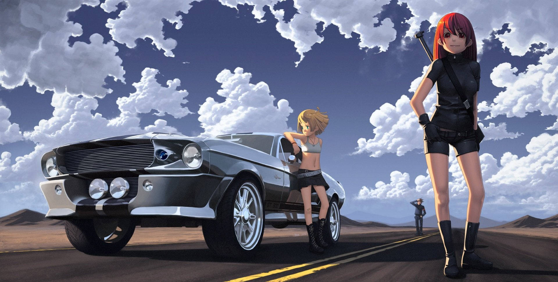 Mustang Anime Car