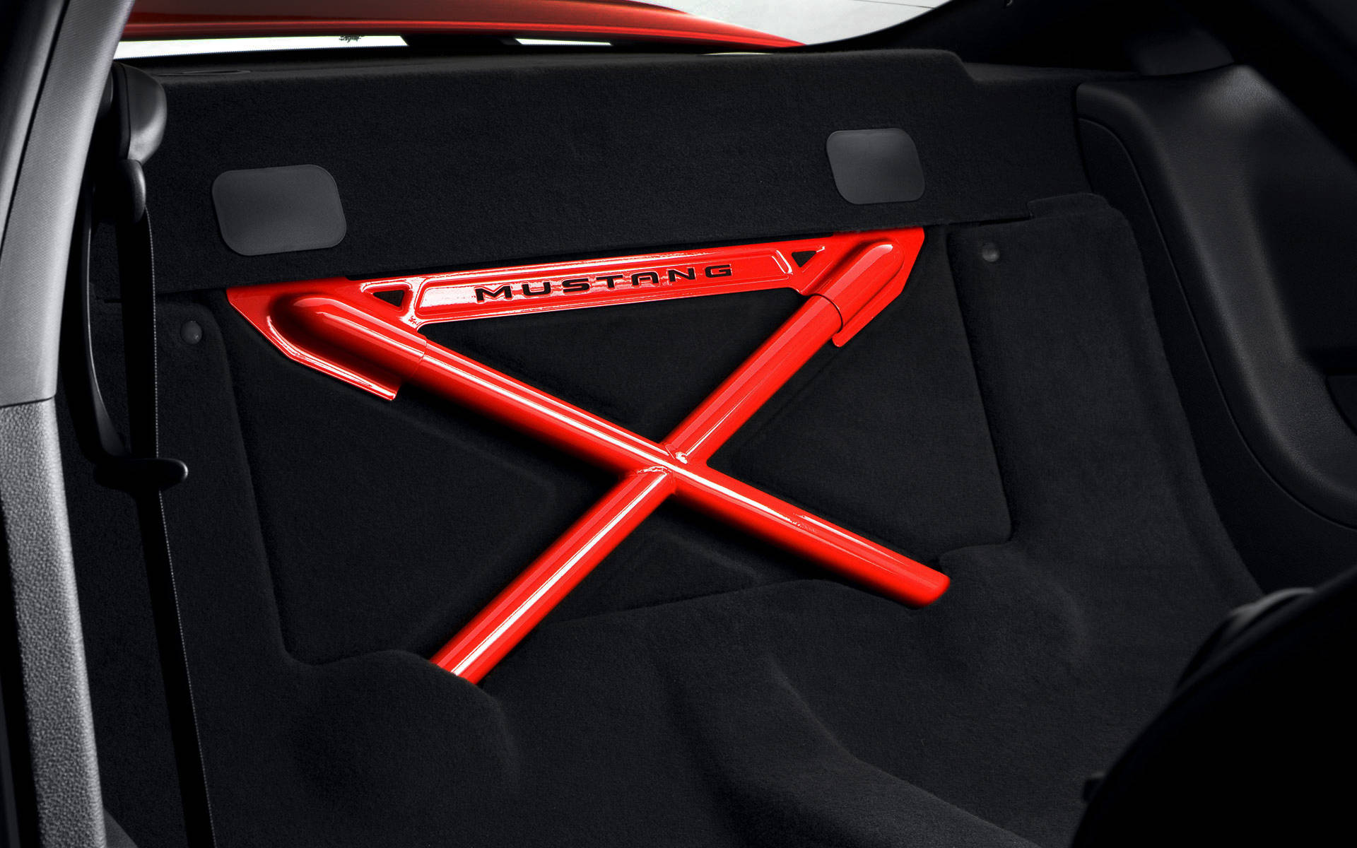 Mustang Hd Back Interior Red