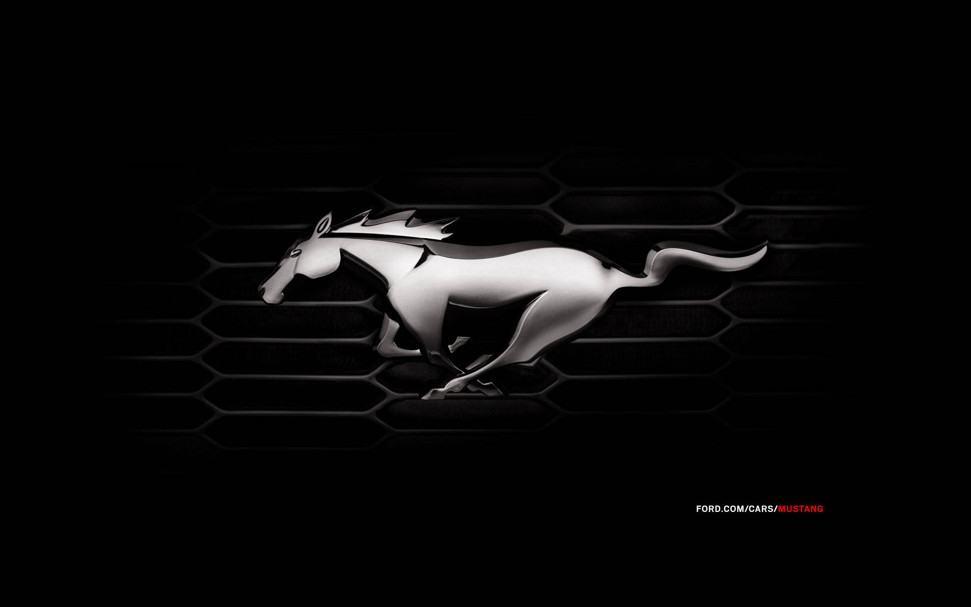 Mustang Hd Logo Black Car Grills