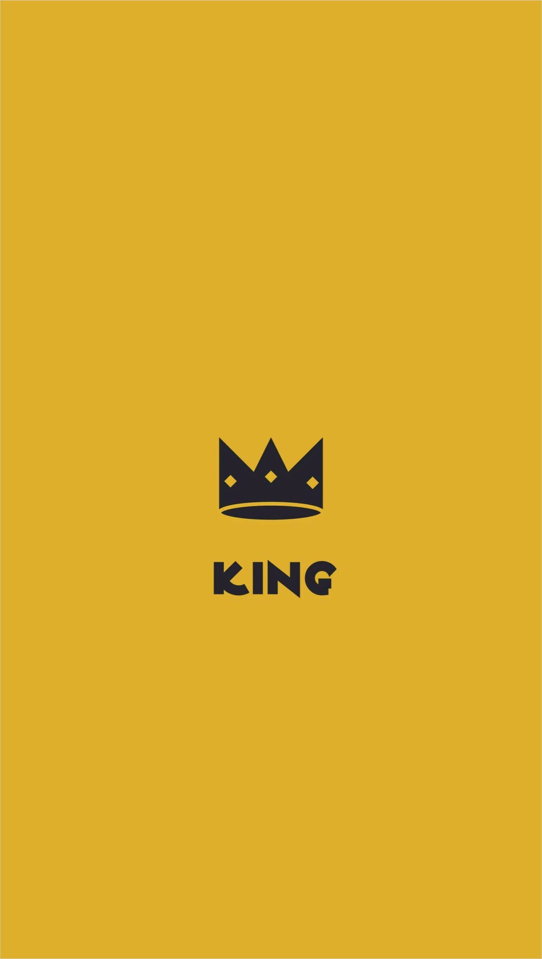 Mustard Yellow King Iphone Background