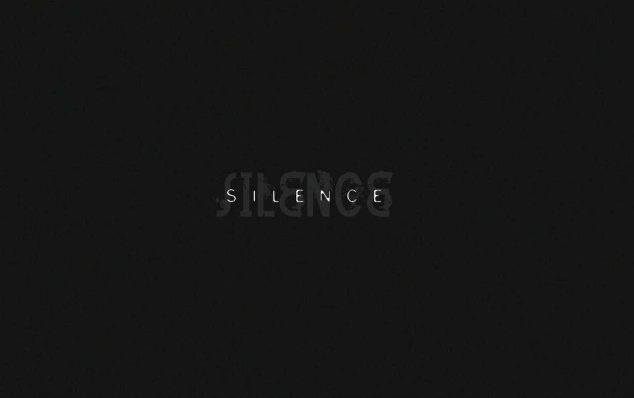 Mute Silence Minimalist [wallpaper]