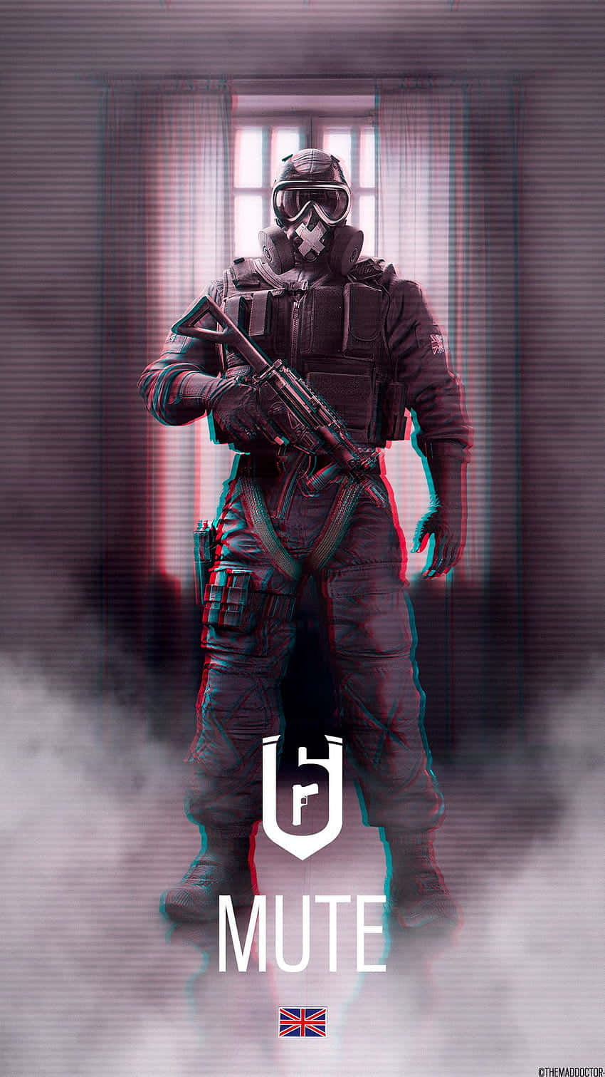 Mute Surrounded By Smoke [wallpaper] Background