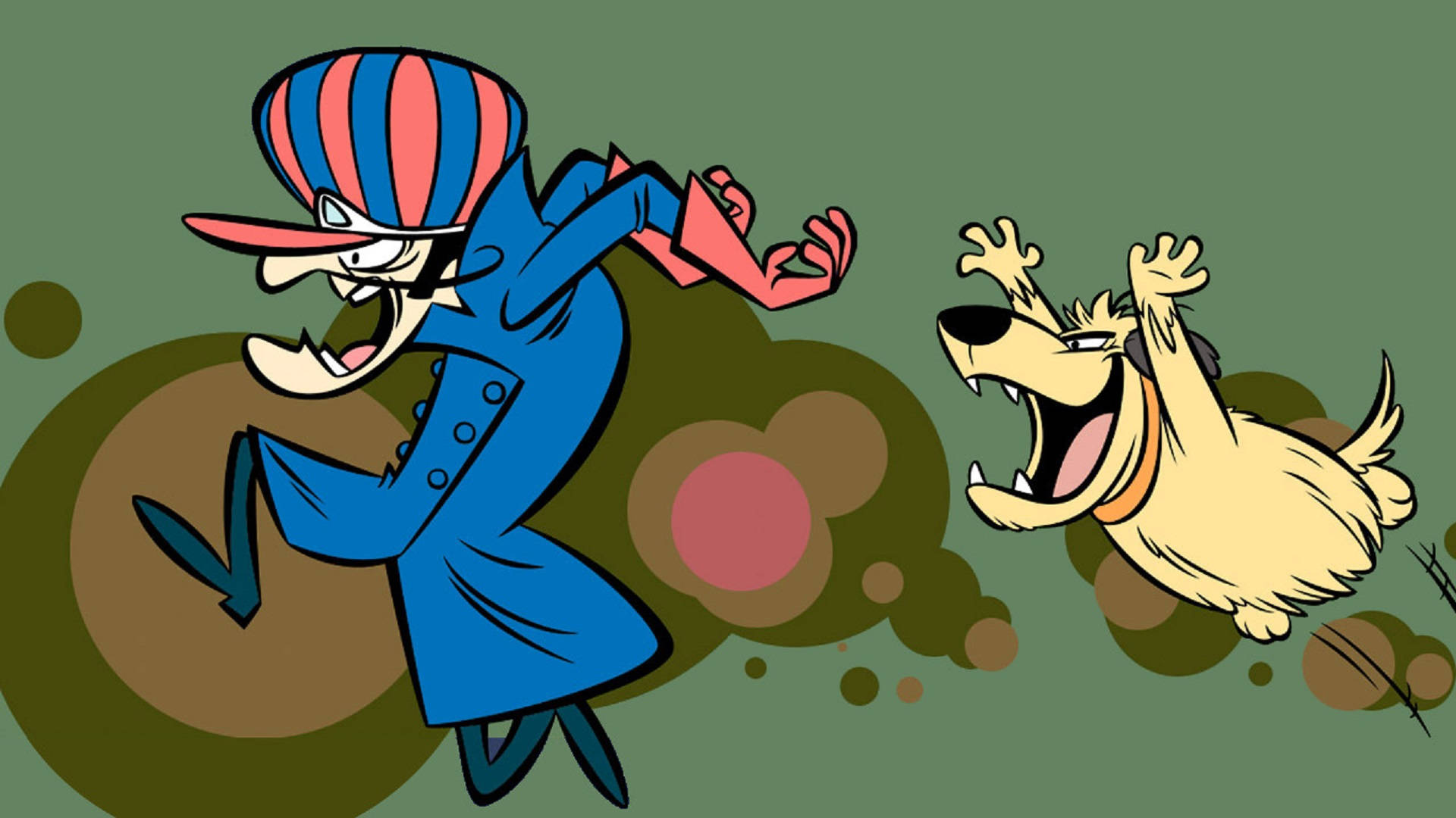 Muttley And Dastardly Vector Art Background