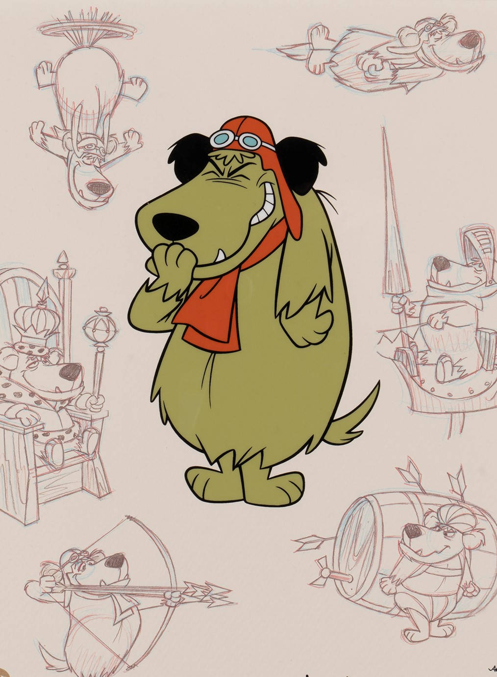 Muttley Laughing Cartoon Background