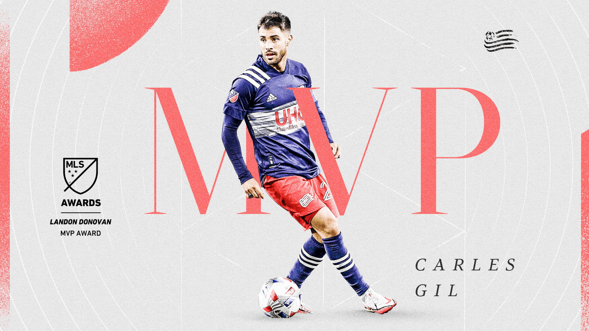 Mvp Poster Of Football Player Carles Gil Background