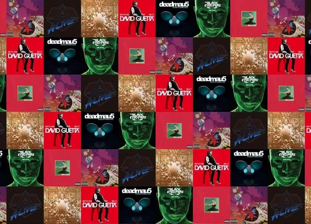 My Beautiful Dark Twisted Fantasy Album Collage Background
