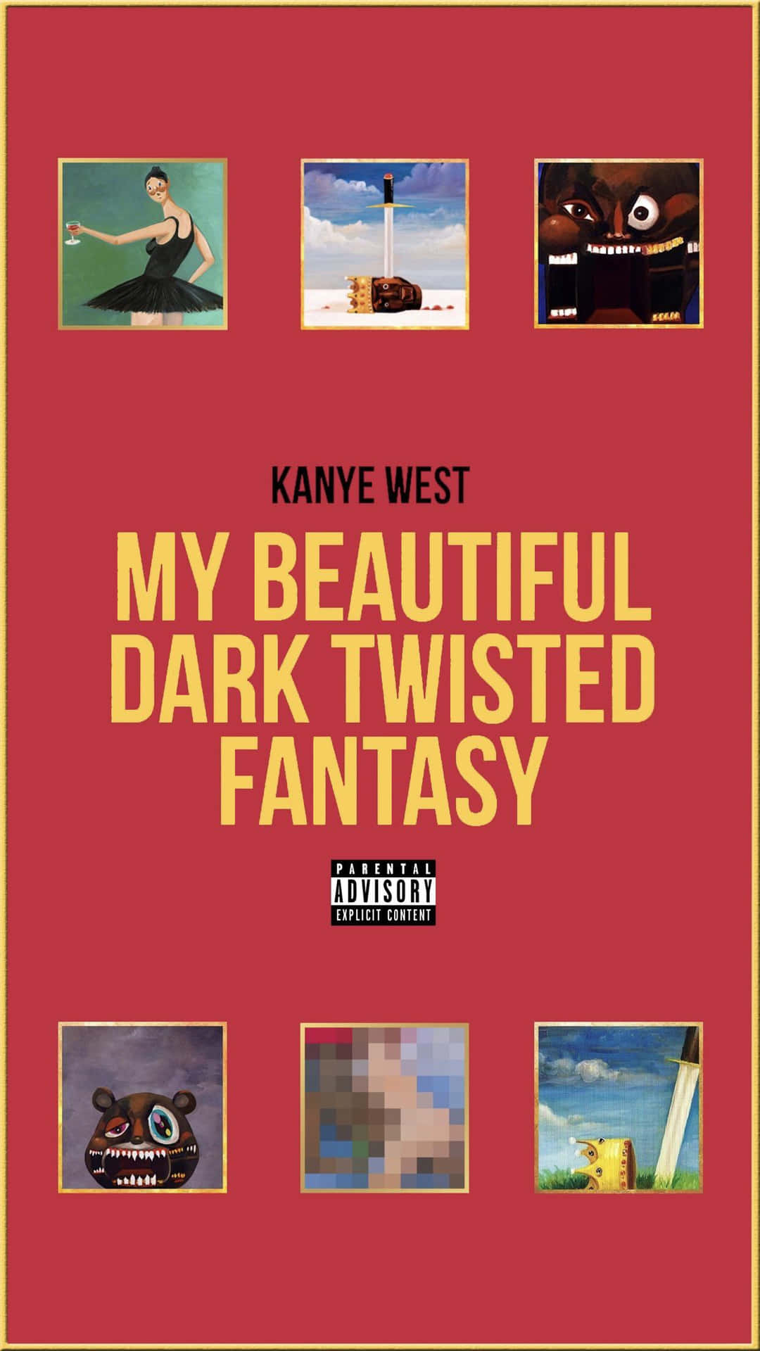 My Beautiful Dark Twisted Fantasy Multi-poster