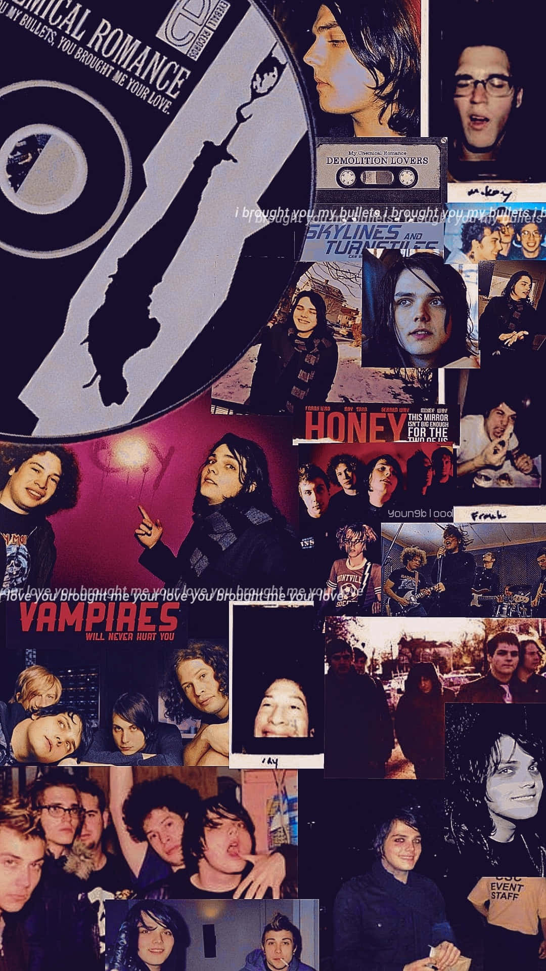 My Chemical Romance Band Artistic Wallpaper