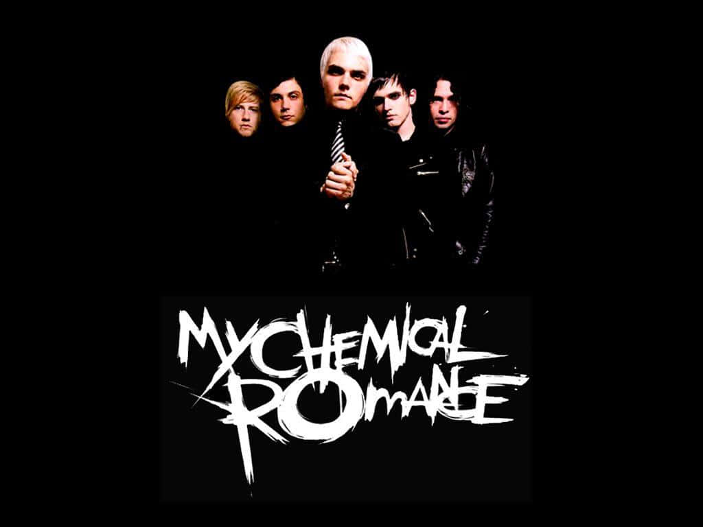 My Chemical Romance - Band Performing On Stage Background