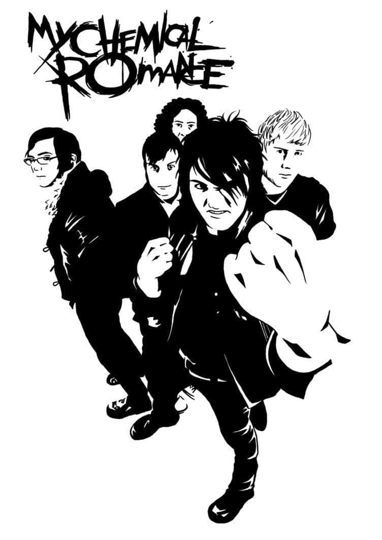 My Chemical Romance Band Wallpaper Background