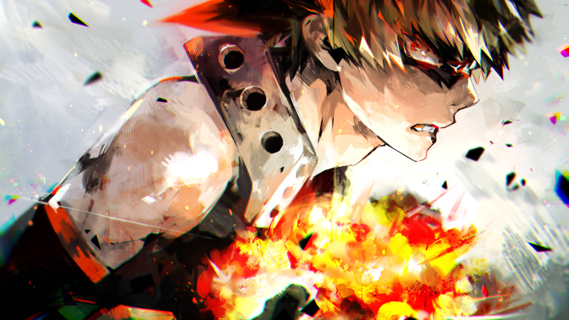 My Hero Academia 4k Katsuki Explosives Background