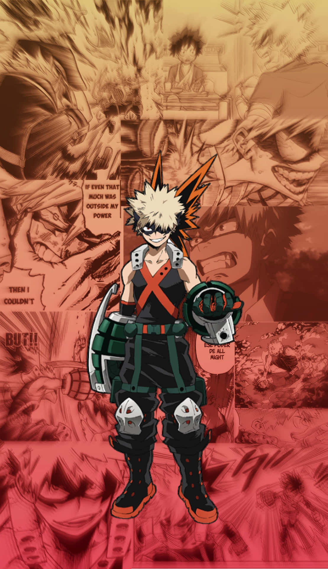 My Hero Academia - A Character With A Sword And A Helmet Background