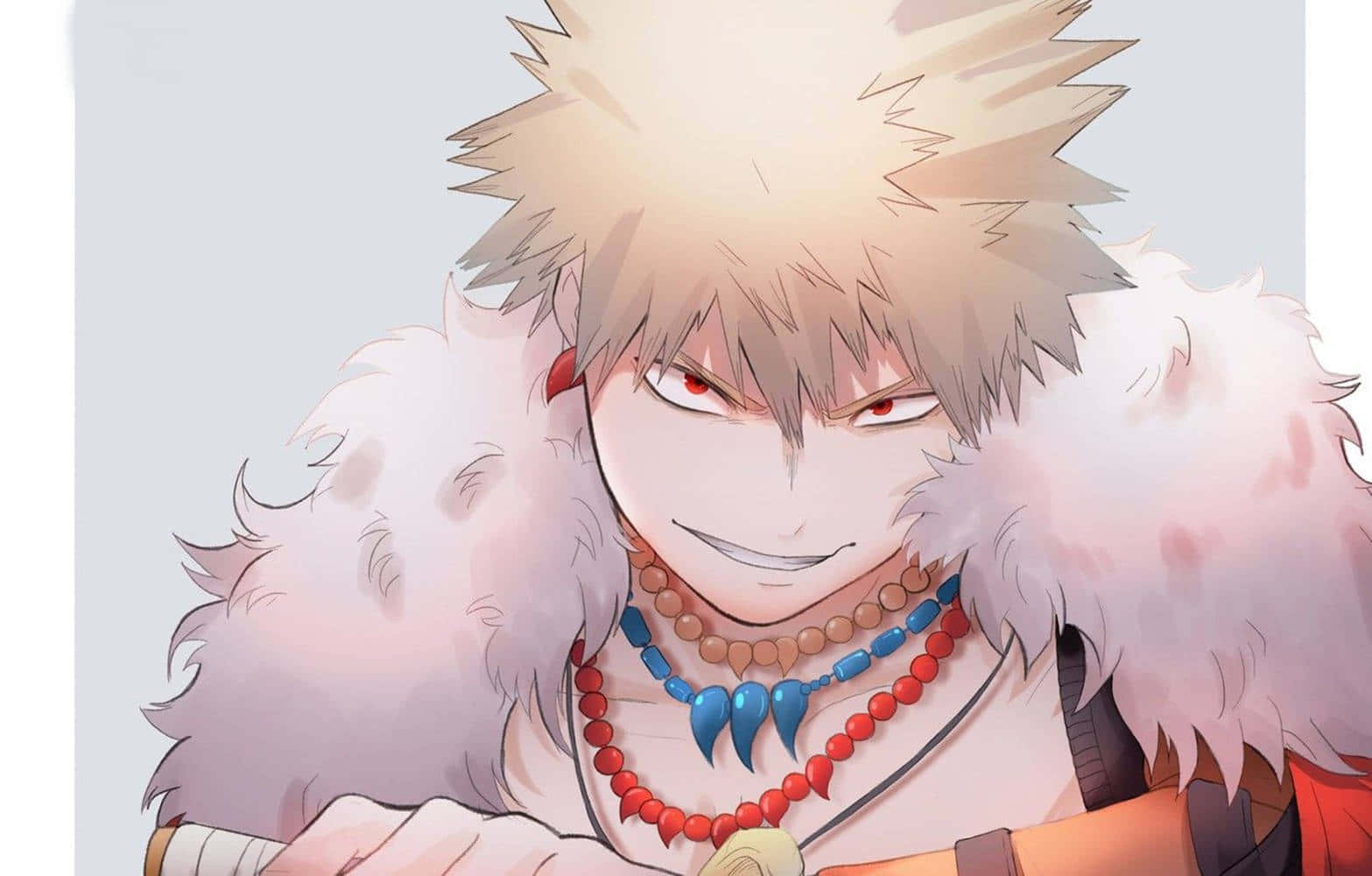 My Hero Academia - Bakugo's Fire Power Background