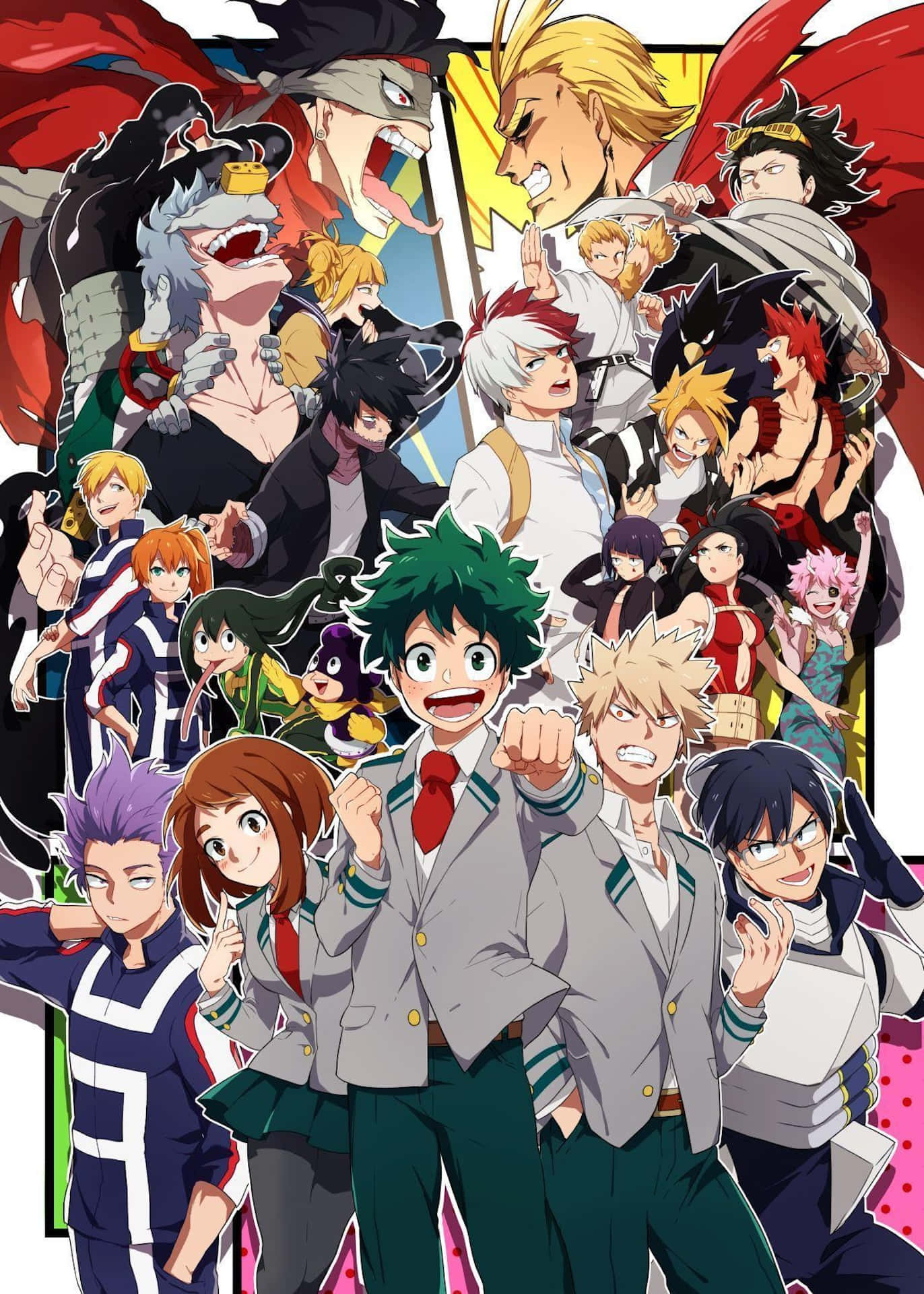 My Hero Academia Characters Group Background