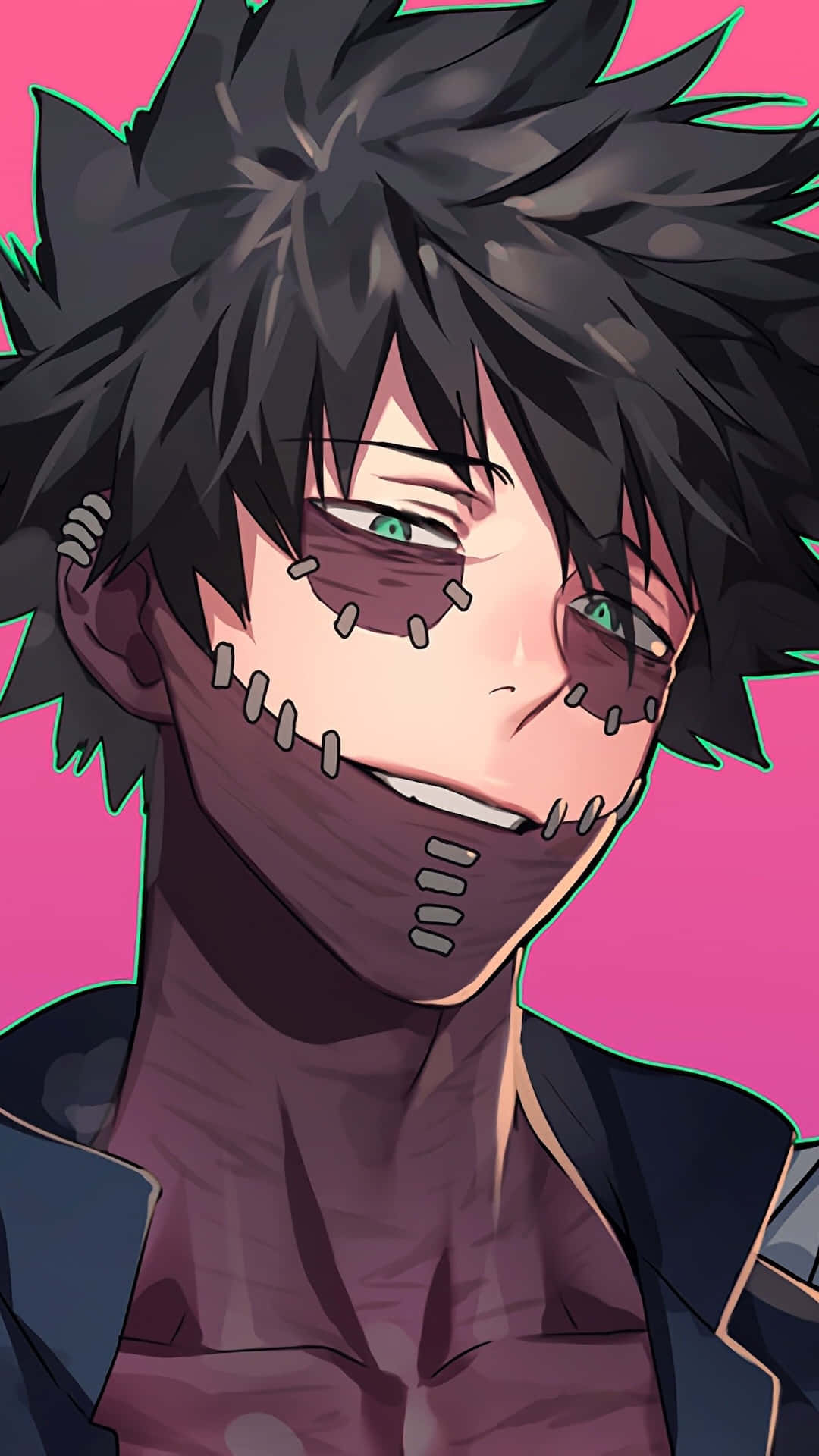 My Hero Academia Dabi Portrait Background