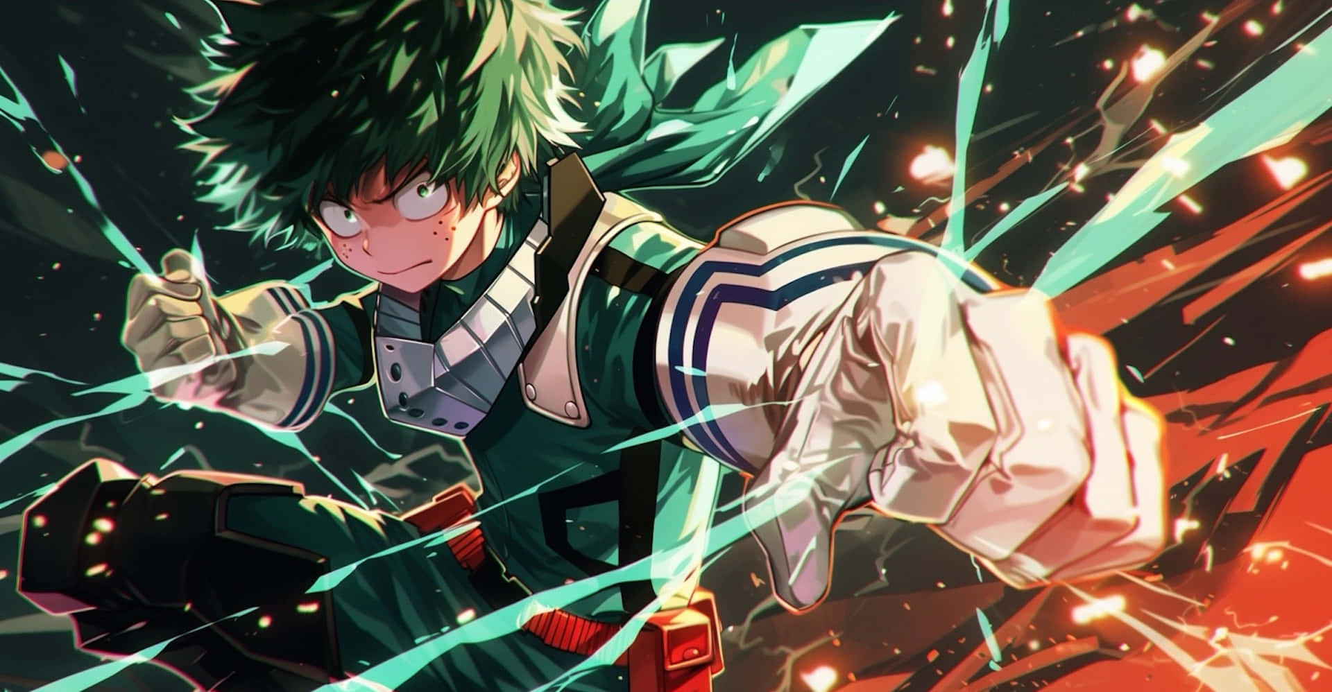 My Hero Academia Deku Power Release Background