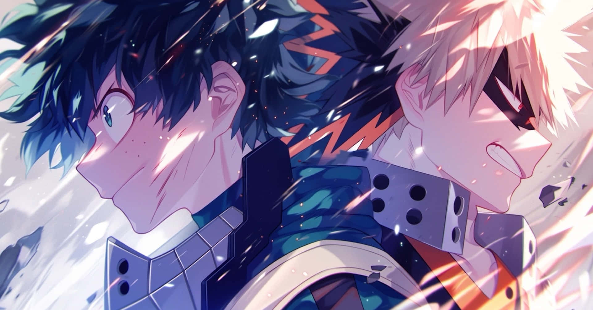 My Hero Academia Dekuand Bakugo Dynamic Background