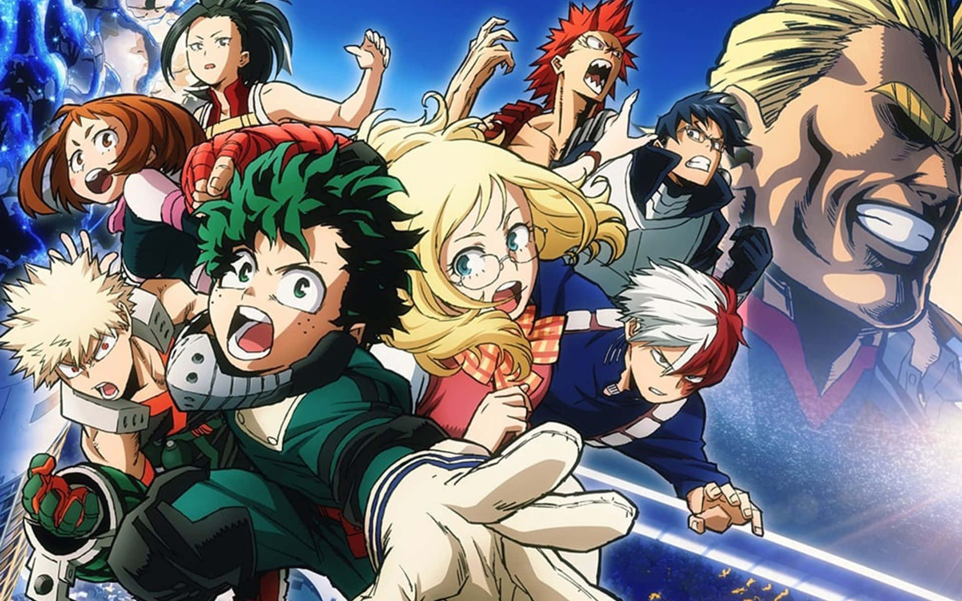 My Hero Academia Ipad Cast Poster