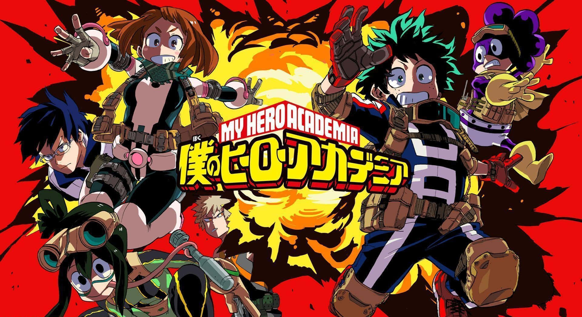 My Hero Academia Ipad Season 3 Anime Poster Background