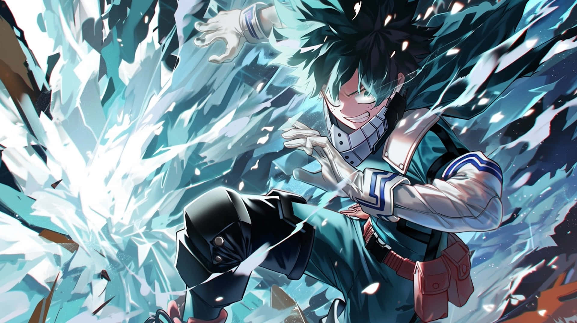 My Hero Academia Izuku Midoriya Power Release Background