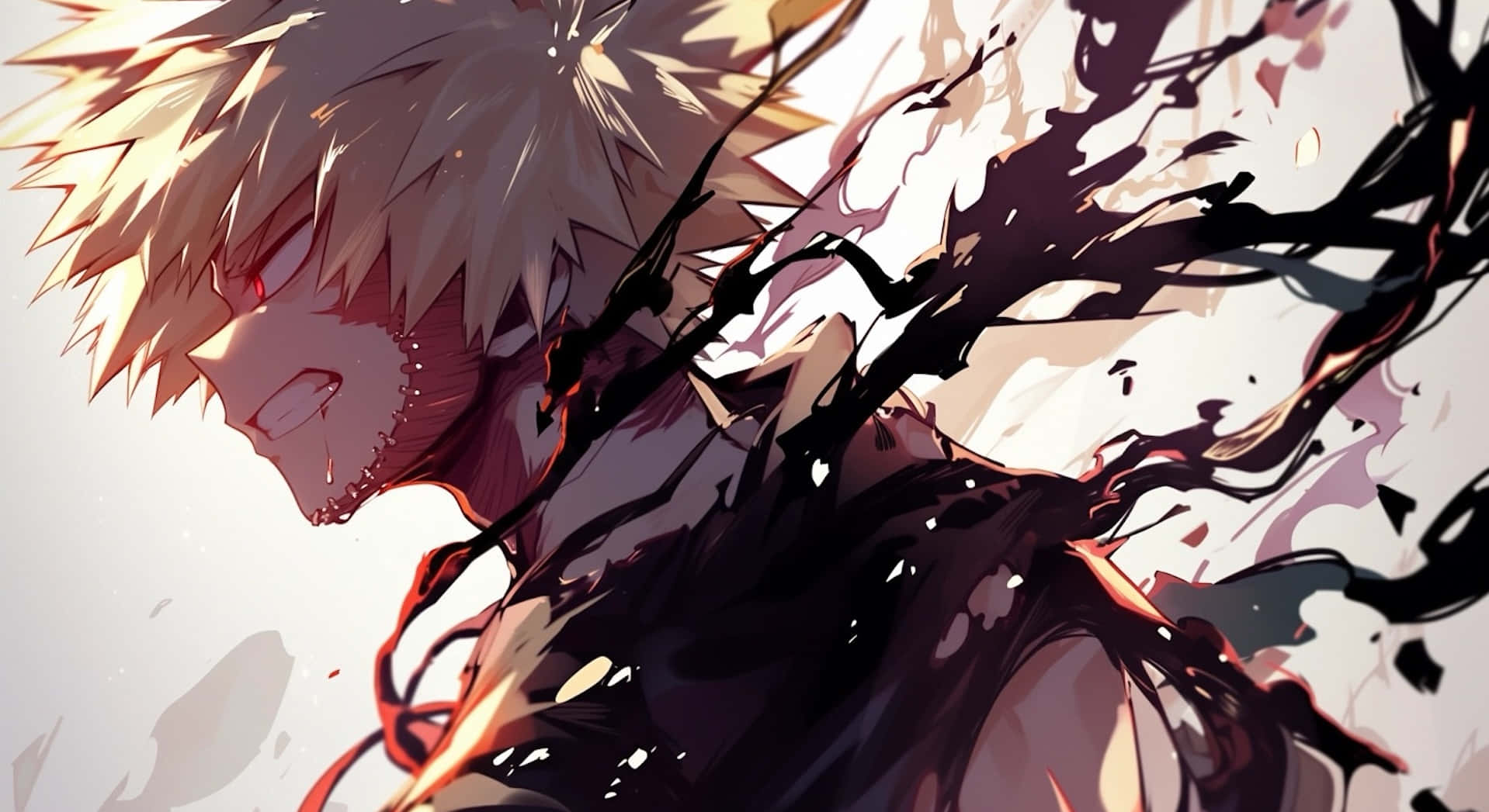 My Hero Academia Katsuki Bakugo Art Background