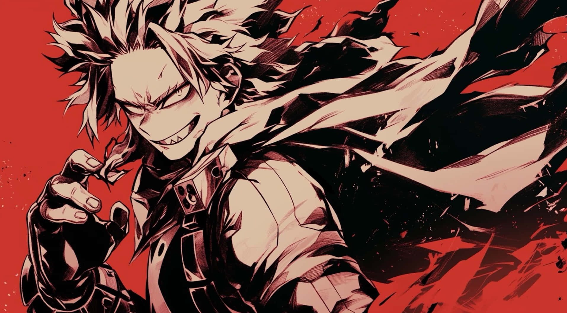 My Hero Academia Katsuki Bakugo Dynamic Pose Background