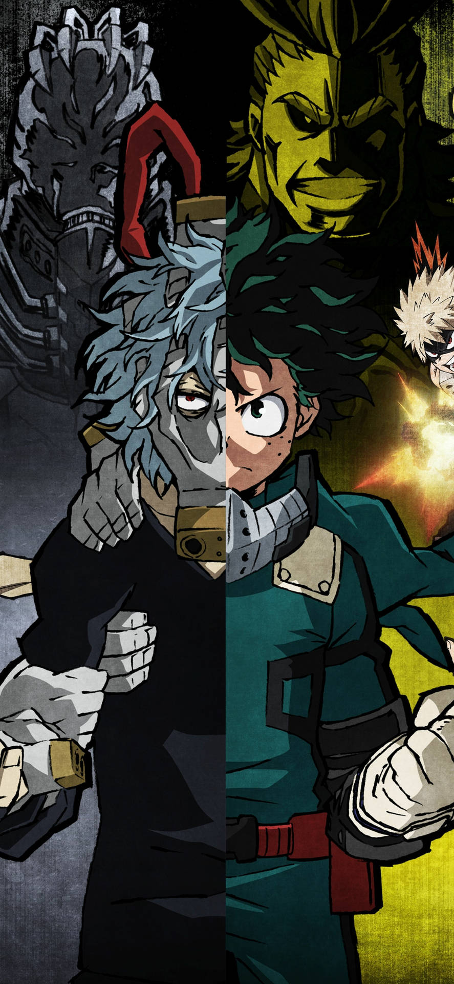My Hero Academia One For All Phone Background