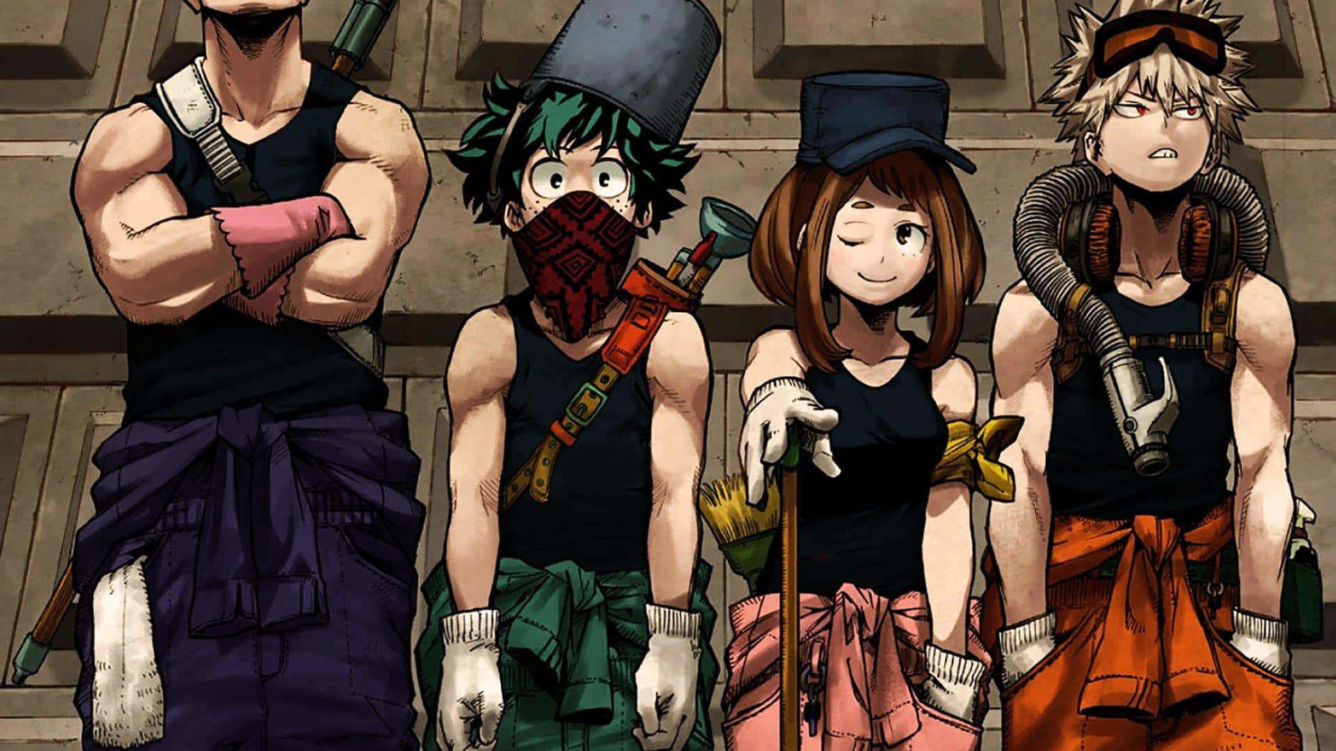 My Hero Academia's Katsuki Bakugo Background