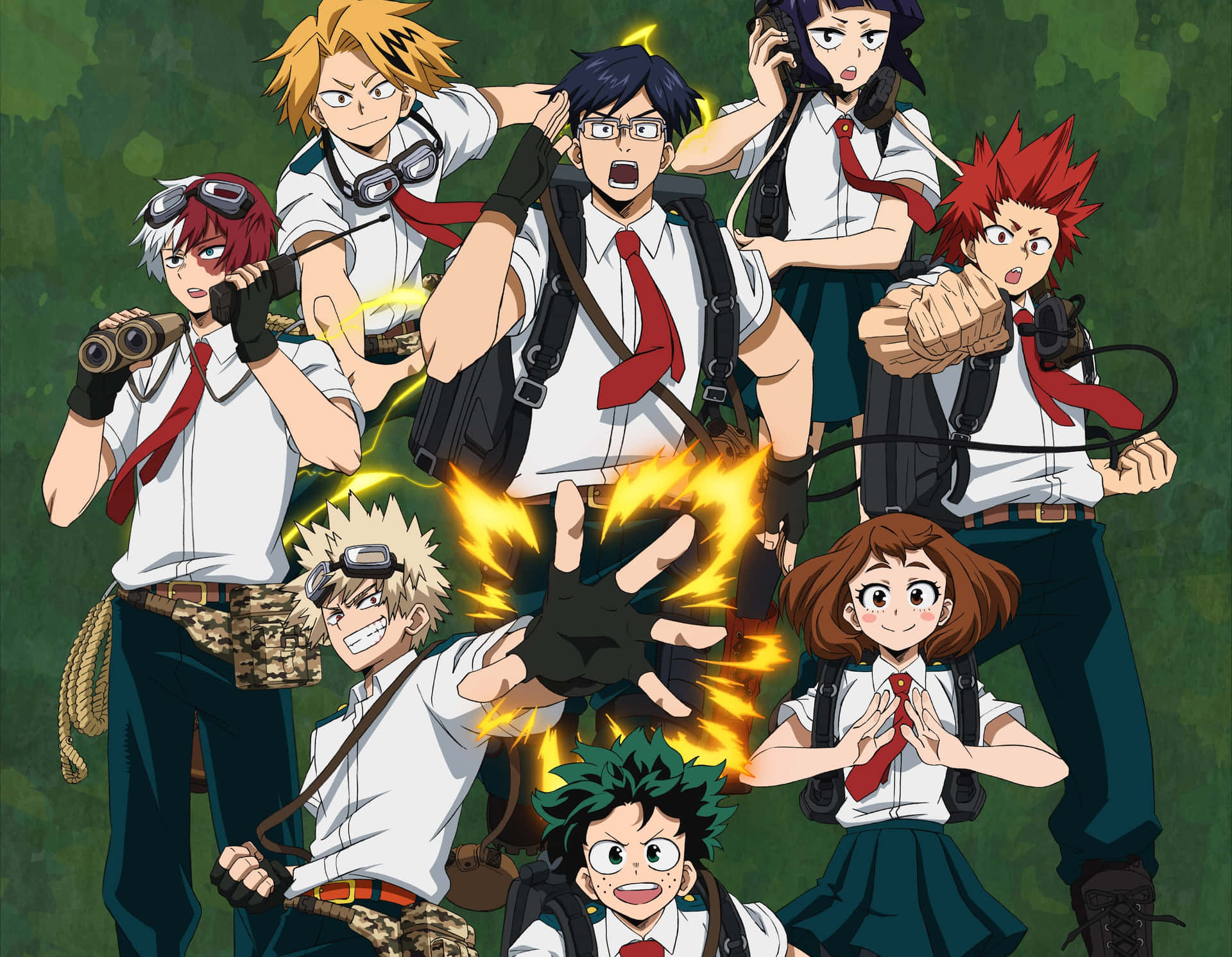 My Hero Academia Students Adventure4 K Background