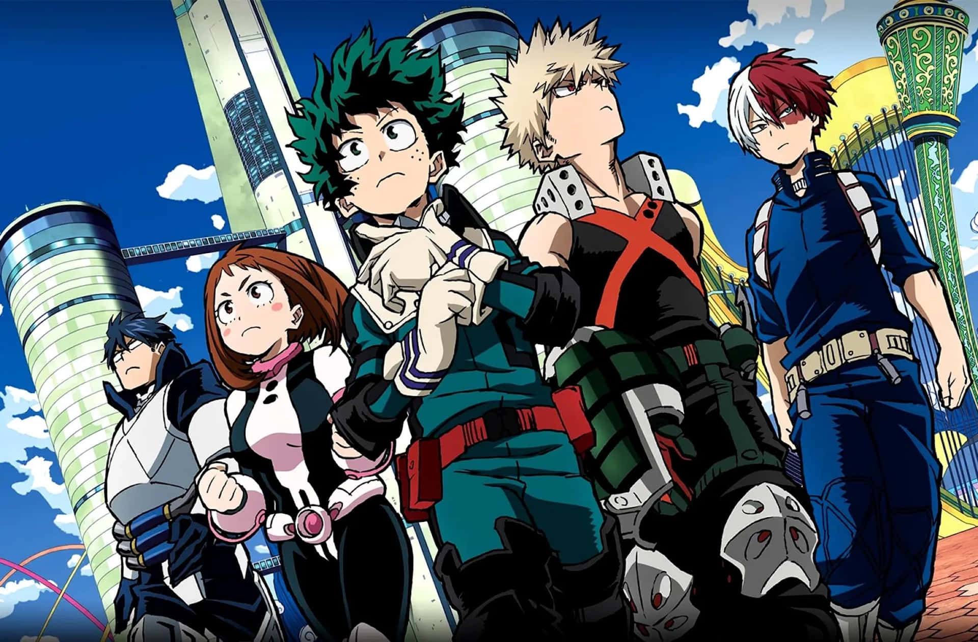 My Hero Academia Students Readyfor Action