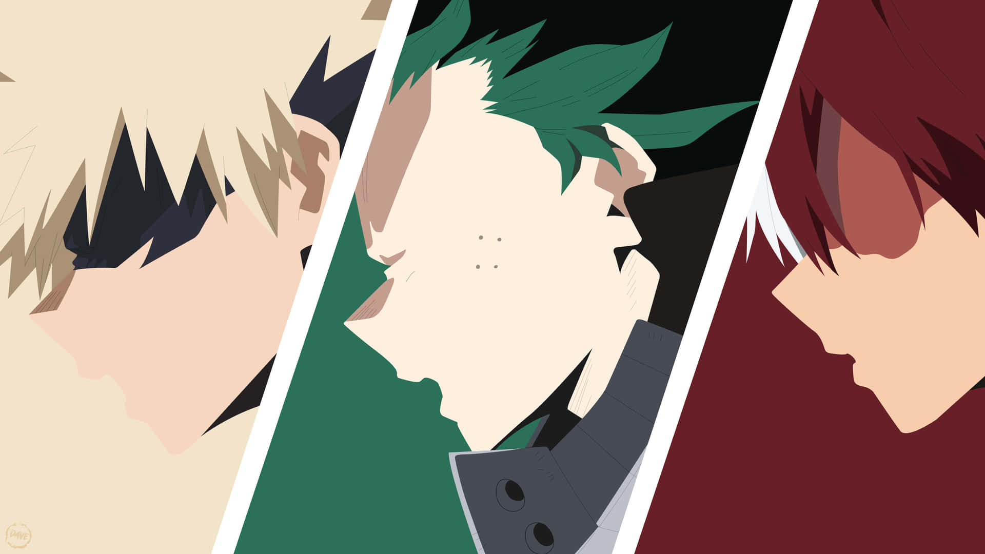 My Hero Academia Trio Profile Art4 K Background