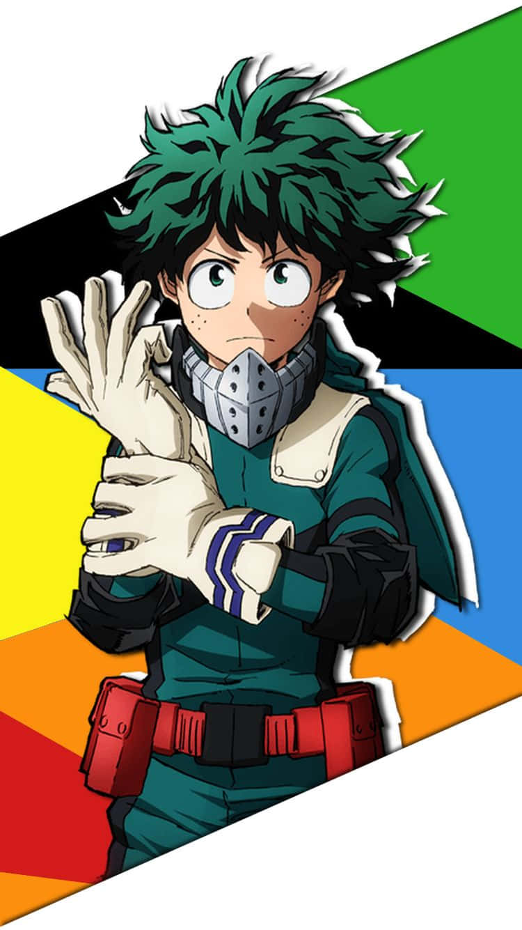 My Hero Academia Villain Colorful Aesthetic Background
