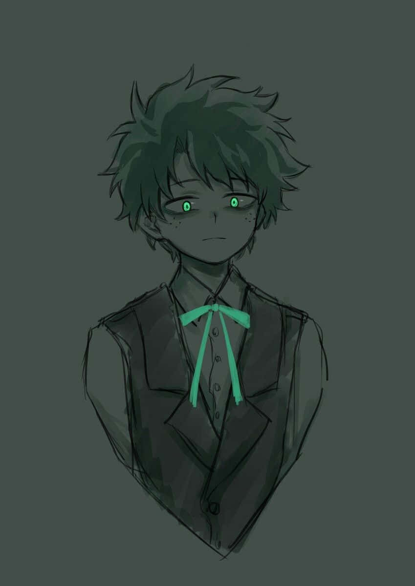 My Hero Academia Villain Deku Creepy Aesthetic Background