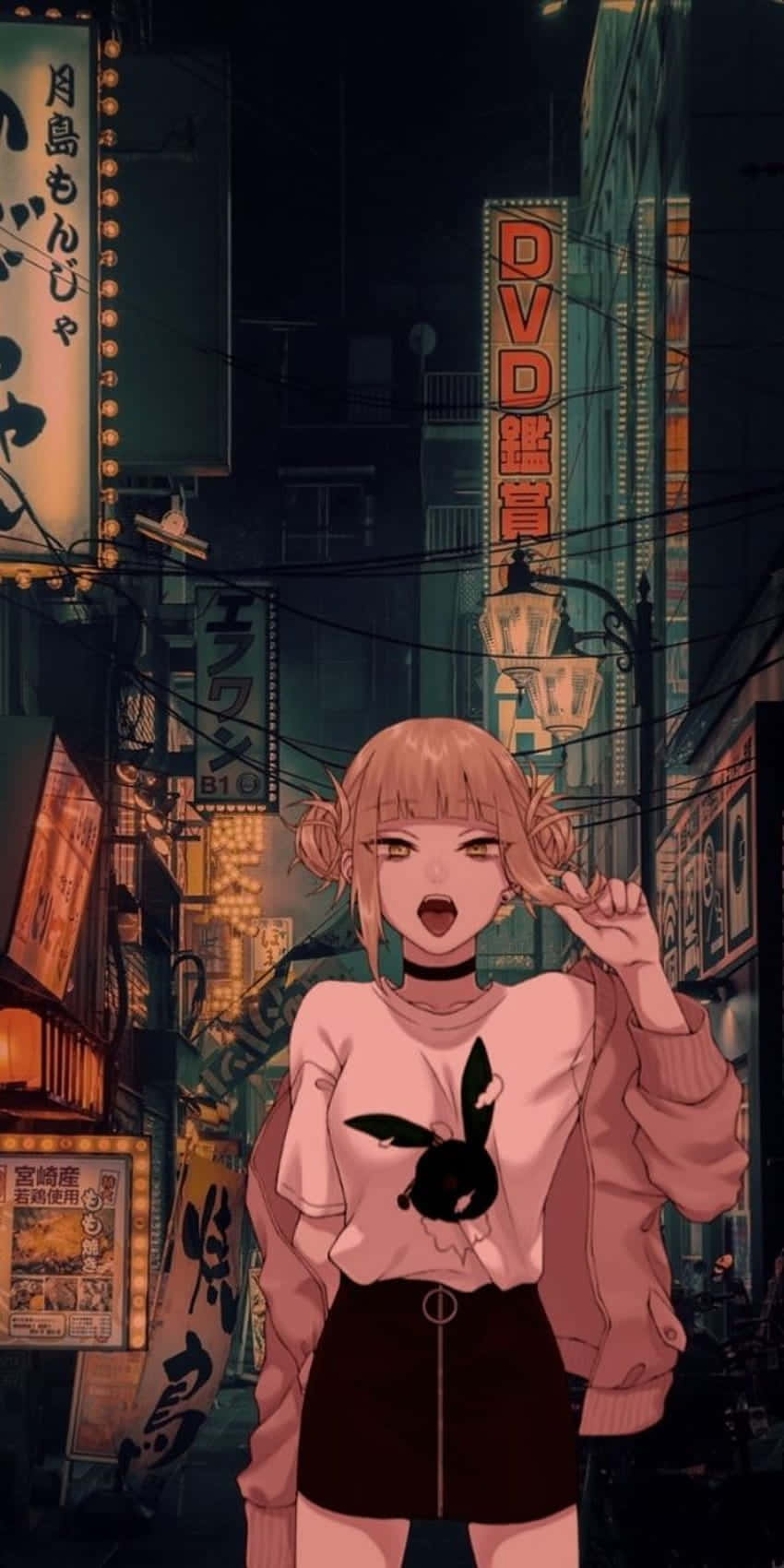 My Hero Academia’s Iconic Toga Lurking In The Shadows Background