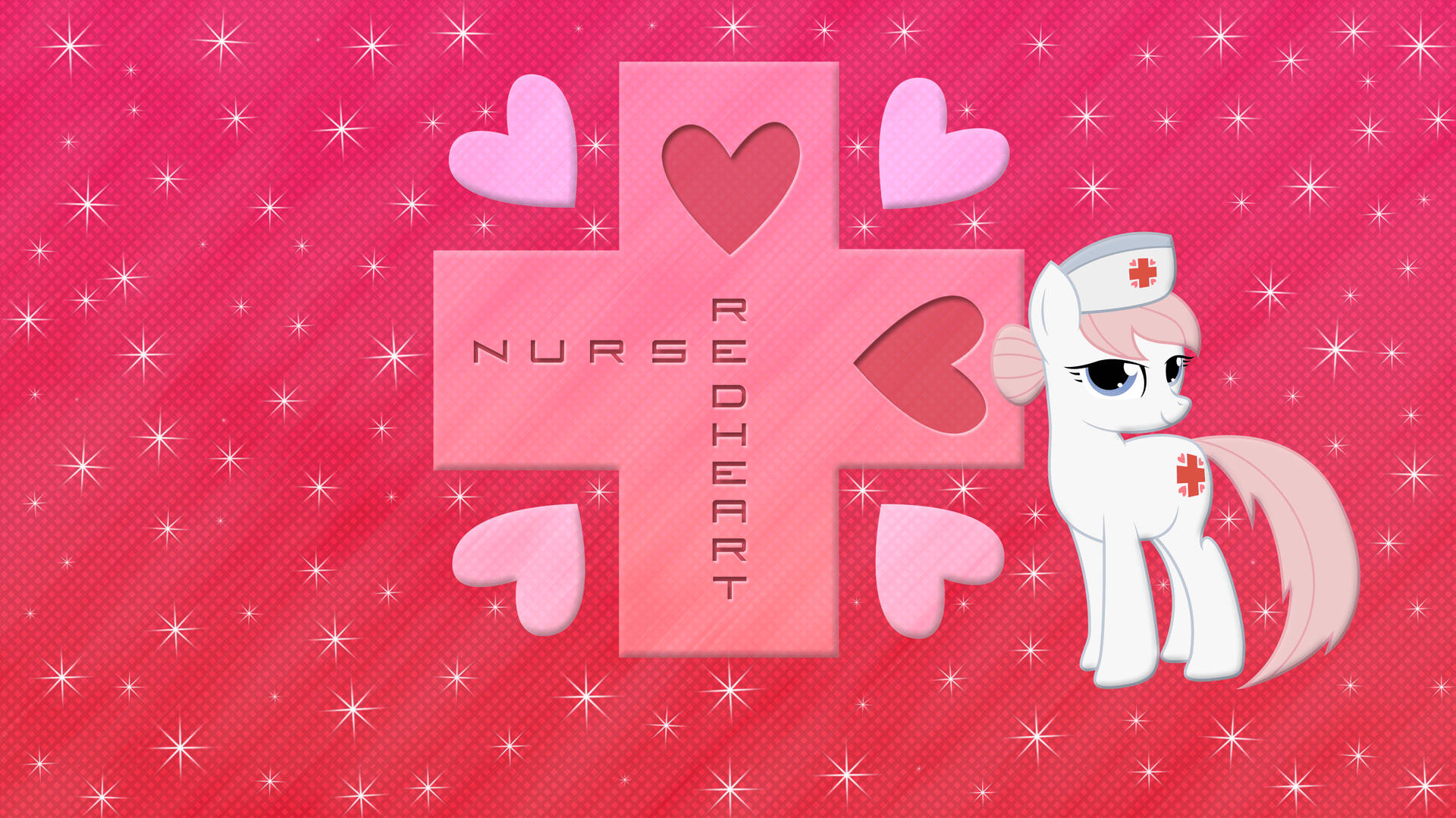 My Little Pony Nurse Redheart Cartoon Background