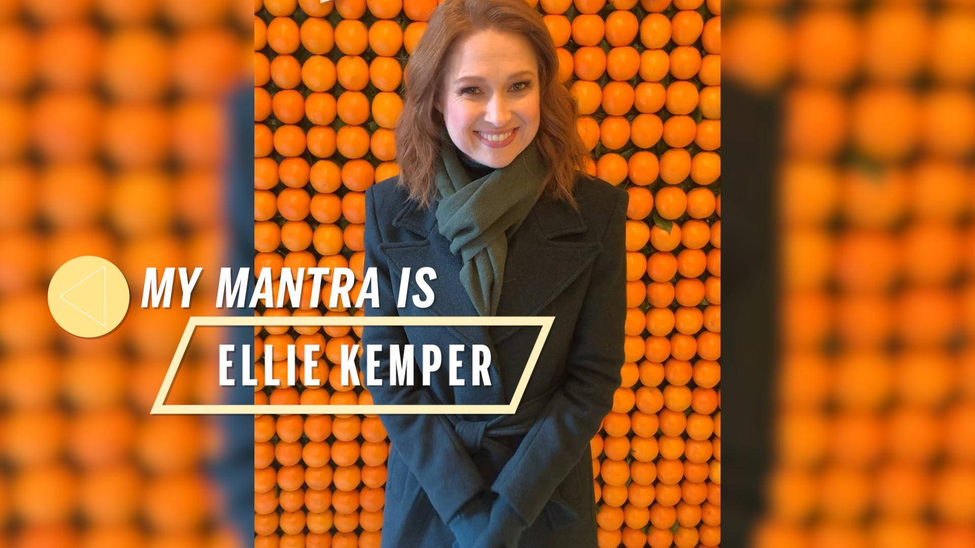 My Mantra Ellie Kemper Graphic Design Background