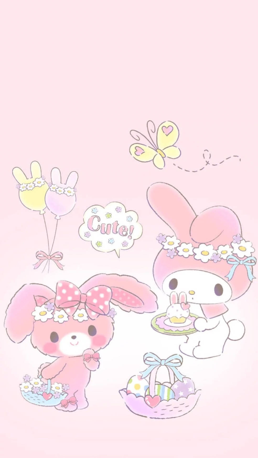 My Melody And Bonbonribbon Sanrio Background