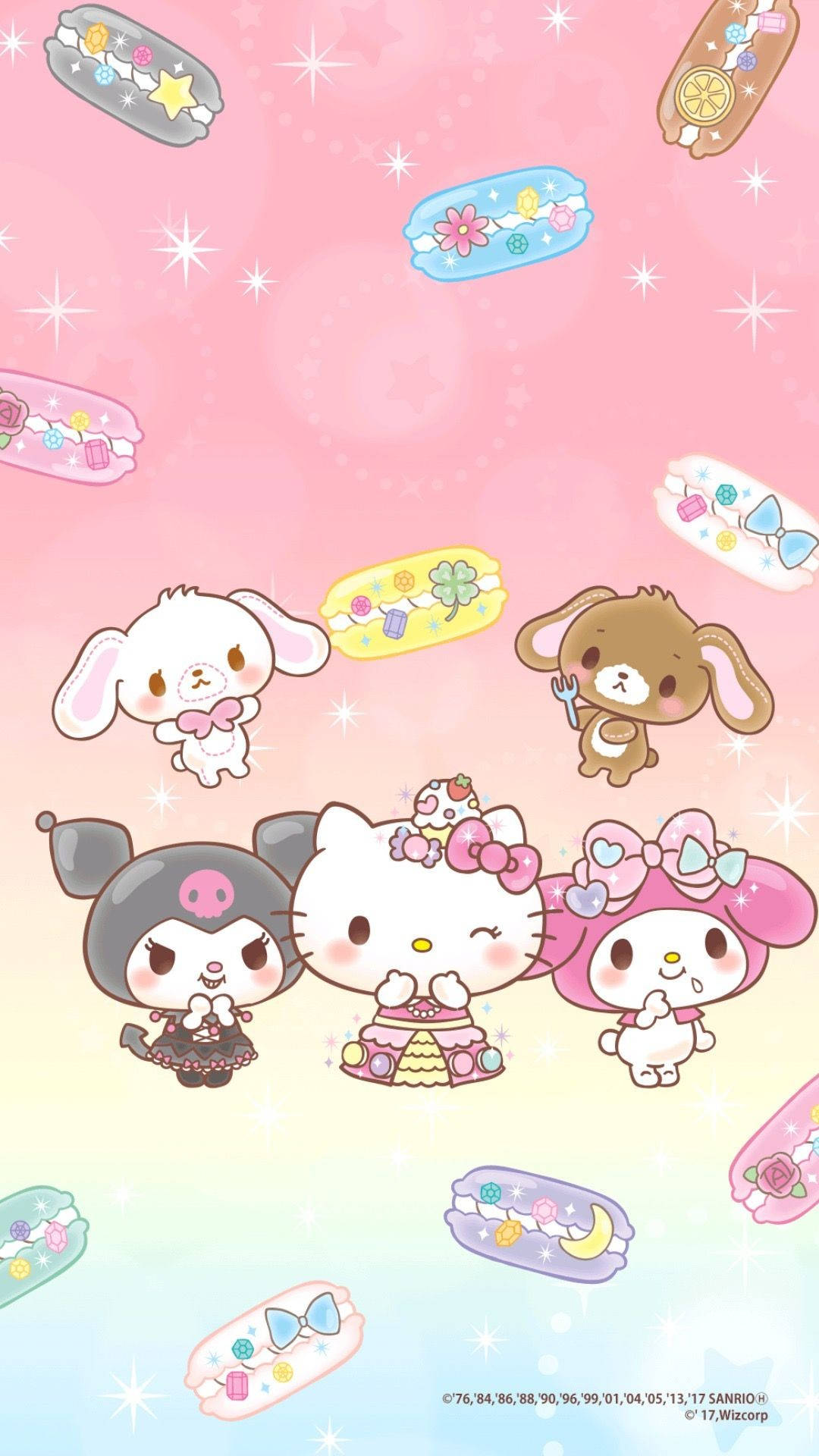 My Melody And Hello Kitty Background