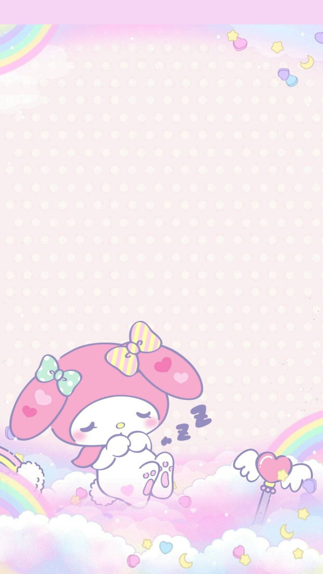 My Melody Cute Bunny Background